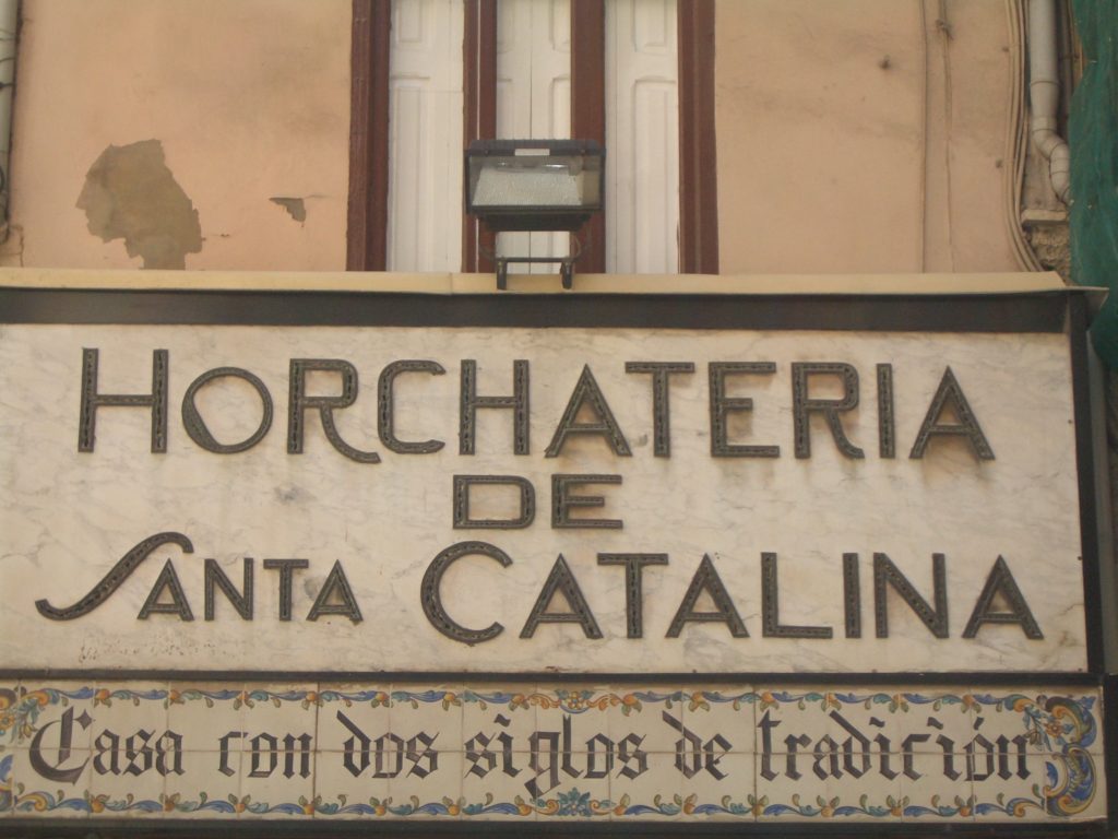 Horchateria in Valencia